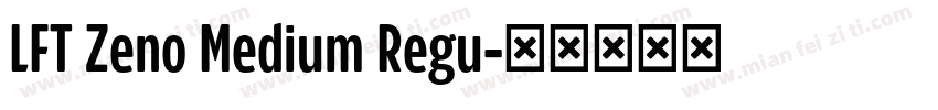 LFT Zeno Medium Regu字体转换